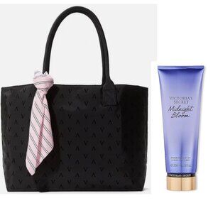 ✨ Victoria’s Secret Tote & Scarf + Midnight Bloom‎ Lotion Bundle ✨